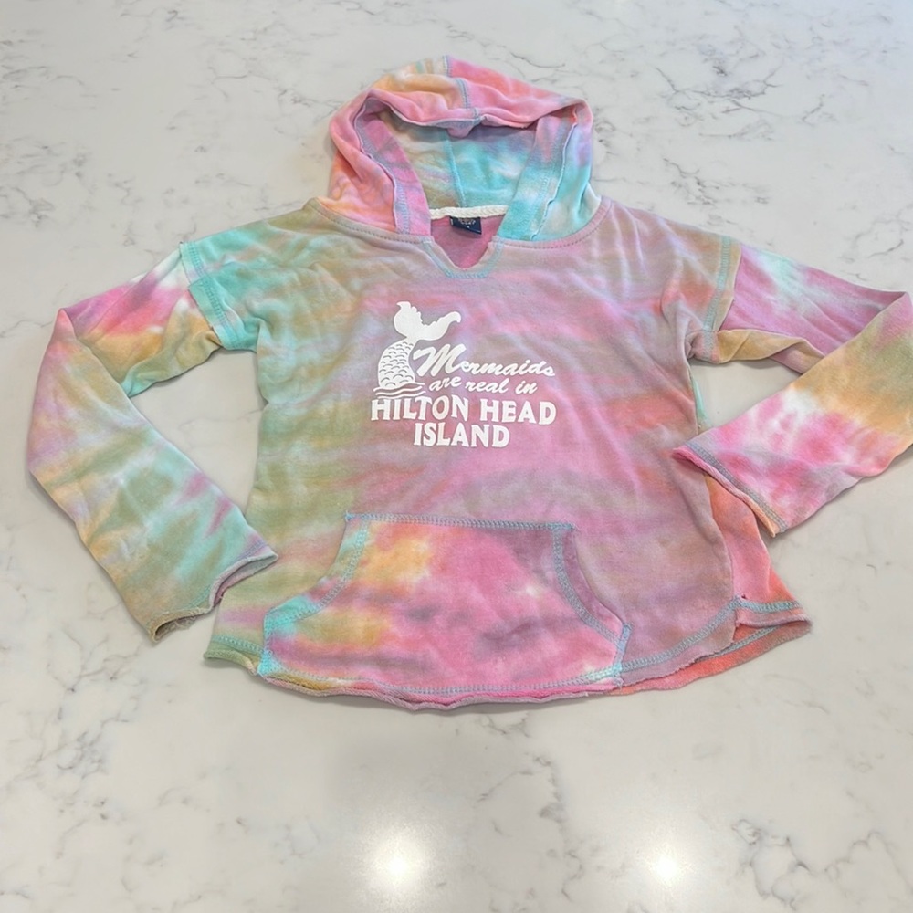 Girls size M beach sweatshirt